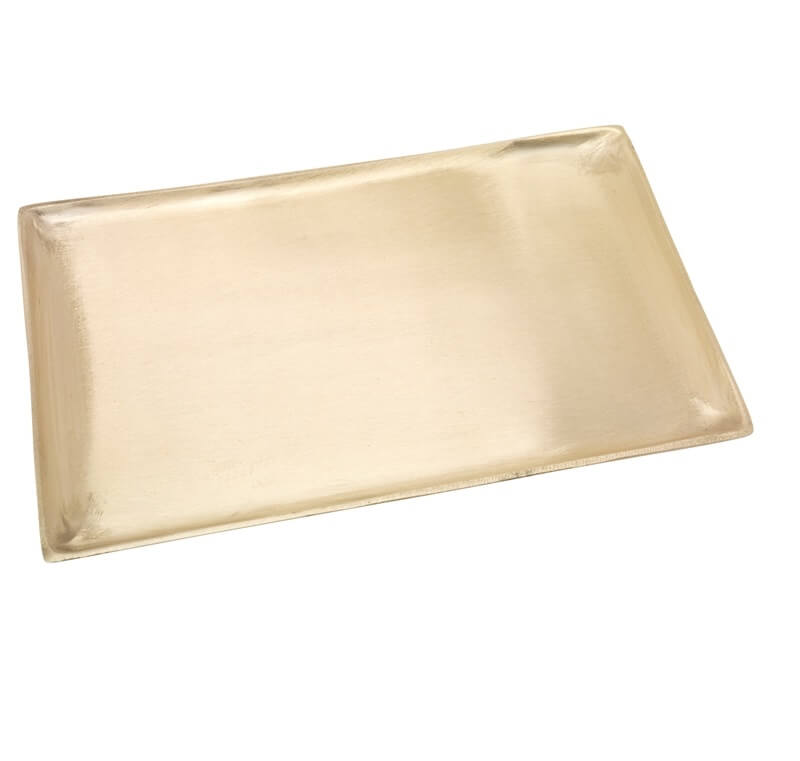 Kerzenteller / Kerzenhalter rechteckig Innen = 23 x 13 cm goldoptik matt Kerzenteller oder Kerzenhalter kaufen für rechteckig Innen = 23 x 13 cm goldoptik matt optimal.