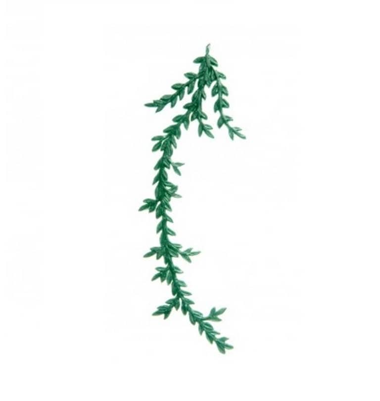 Verzierornament Verzierwachs "Zweig" 165 x 85 mm dunkelgrün (1 Stück) Verzierornament Verzierwachs online bestellen "Zweig" 165 x 85 mm dunkelgrün (1 Stück)