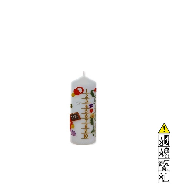 Geburtstagskerze-Lebenslicht 10 Jahre 150 x 50 mm Hochwertige Kerze zum Geburtstag kaufen-Lebenslicht 10 Jahre 150 x 50 mm