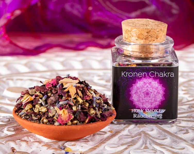 Räucherwerk als Räuchermischung: Kronen - Chakra Hochwertiges Räucherwerk als Räuchermischung: Kronen - Chakra. Räucherwerk günstig kaufen im Onlineshop.