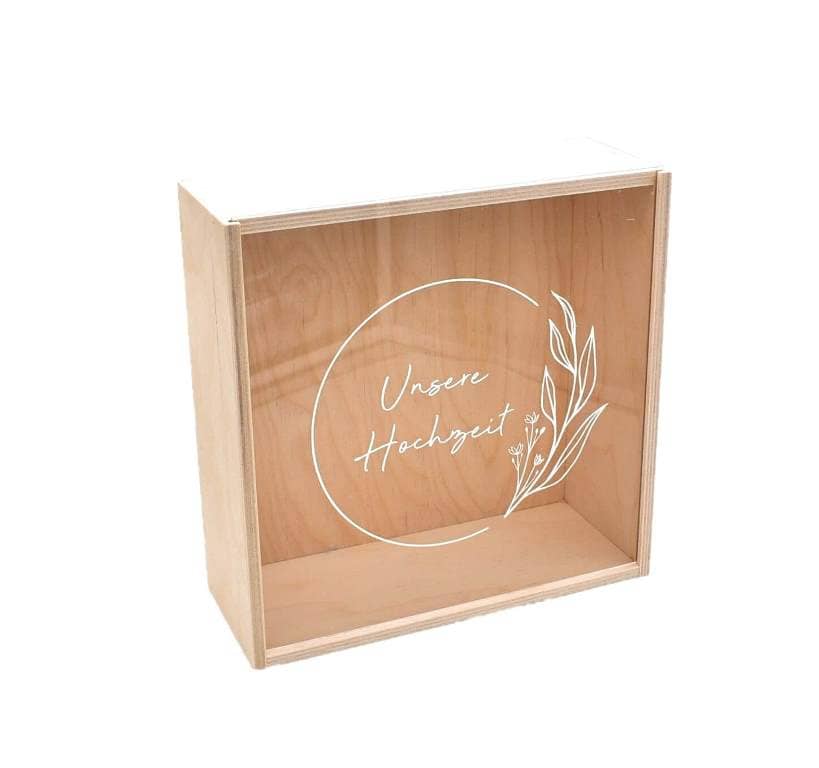 Unsere individuelle Geschenkbox ist eine tolle nachhaltige Geschenkidee.