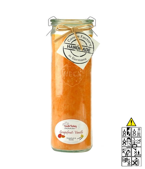 Hochwertige Duftkerze im Glas Grapefruit Vanille Big Jumbo Hochwertige Duftkerze von Candle Factory Grapefruit Vanille Big Jumbo g?nstig in Kerzen Online Shop kaufen. Duftkerzen im Glas. Geschenkidee Grapefruit Vanille Big Jumbo.