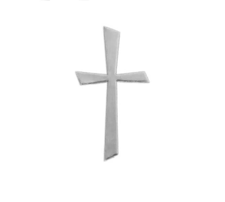 Verzierornament Verzierwachs Kreuz silber 150 x 57 mm Verzierornament Verzierwachs online bestellen Kreuz silber 150 x 57 mm