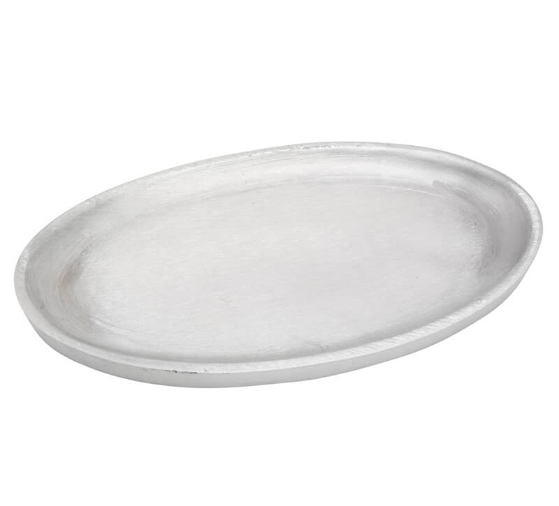 Kerzenteller / Kerzenhalter oval 17 x 10 cm silberoptik matt Kerzenteller oder Kerzenhalter kaufen für oval 17 x 10 cm silberoptik matt optimal.