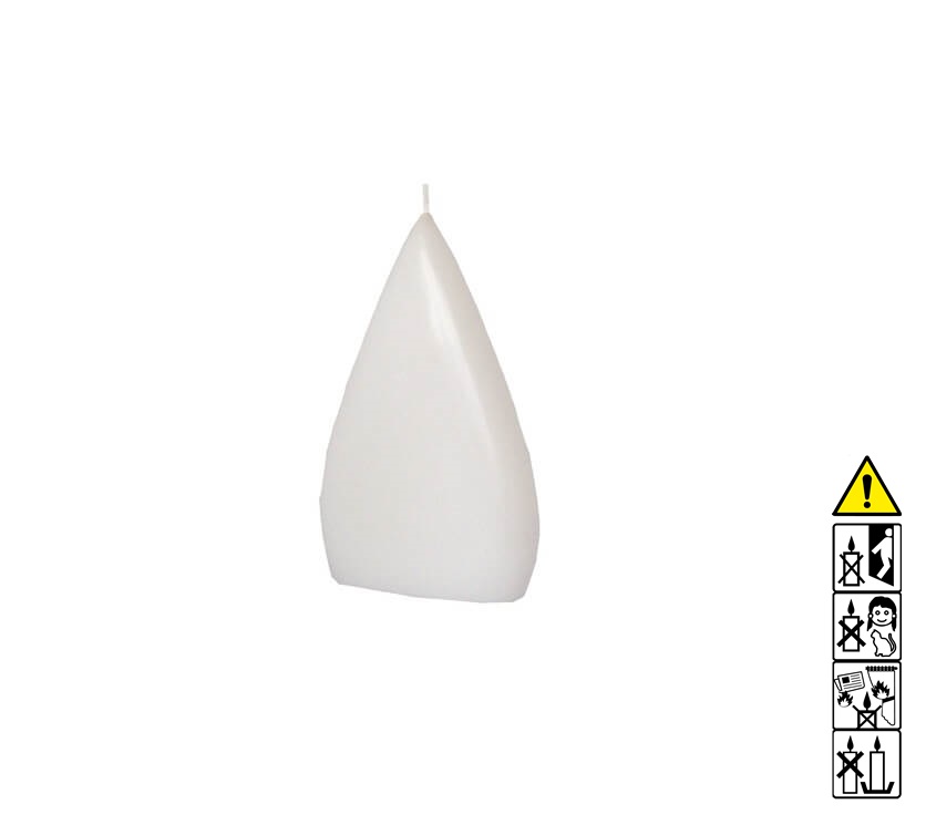 Kerzenrohling Flachtropfen groß 200 x 130 x 55 mm getaucht weiß Mit hochwertigen Kerzenrohling Flachtropfen groß 200 x 130 x 55 mm getaucht weiß bastelt macht Freude.