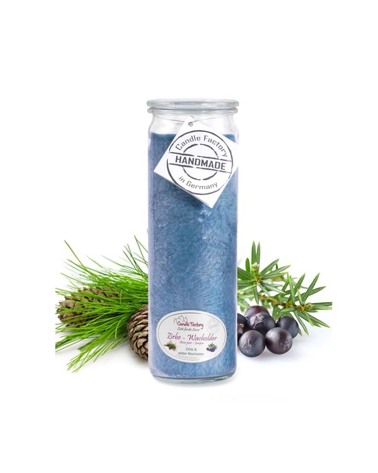Hochwertige Duftkerze von Candle Factory Zirbe Wacholder Big Jumbo g?nstig in Kerzen Online Shop kaufen. Duftkerzen im Glas. Geschenkidee Zirbe Wacholder Big Jumbo.