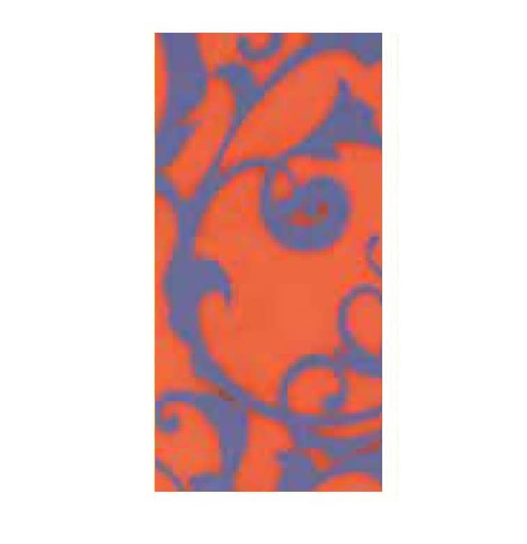Verzierwachsplatten "2.7-17-24-38 siebdruck" orange - zartflieder Verzierwachsplatten "2.7-17-24-38 siebdruck" orange - zartflieder