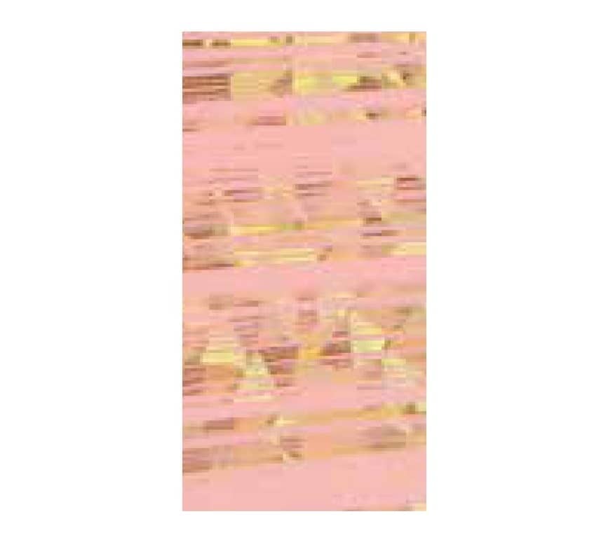 Verzierwachsplatten "2.9-942-46 geprägt" Rosa Streifen auf holographisch gold