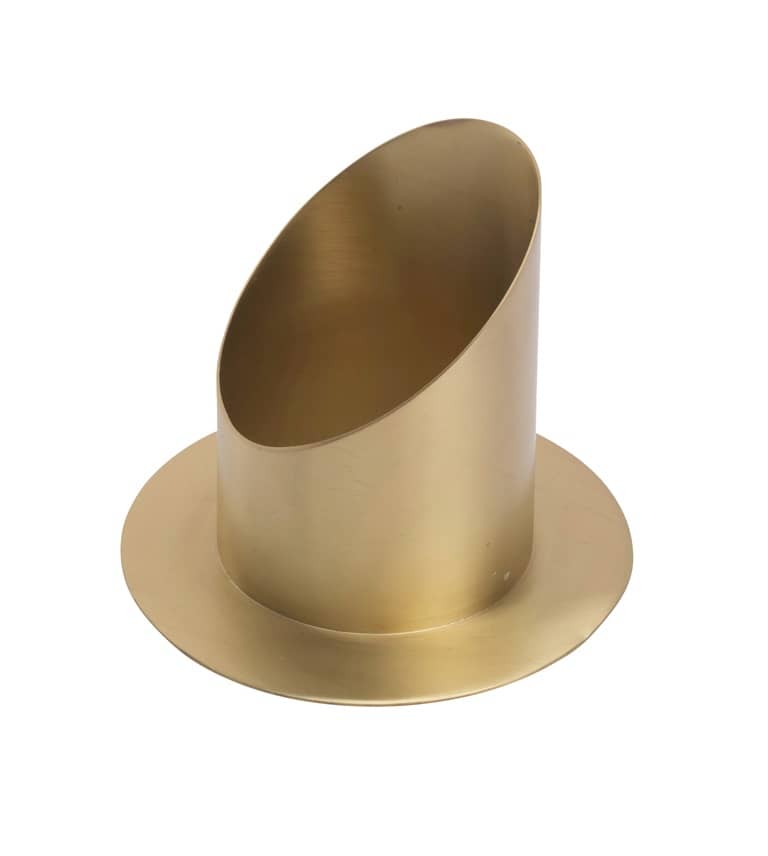 Kerzenständer / Kerzenhalter Ø Innen = 8 cm goldoptik matt Kerzenständer / Kerzenhalter Ø Innen = 8 cm goldoptik matt