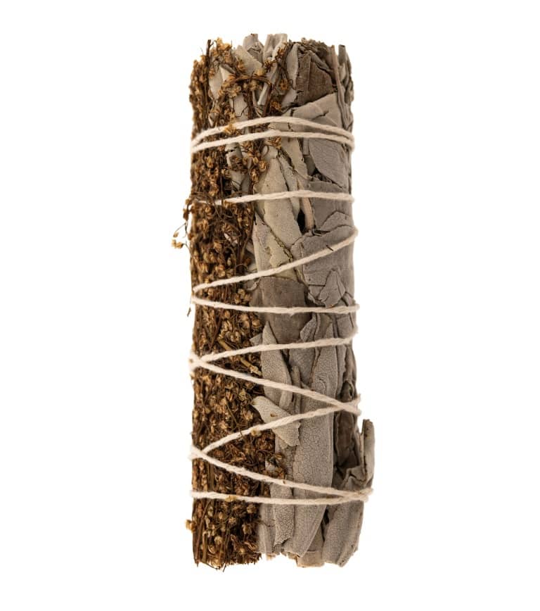 Weißer Salbei & Beifuß - Mini Kräuterbündel ca. 25 g Räuchern mit der Natur Weißer Salbei & Beifuß - Mini Kräuterbündel ca. 25 g Räuchern mit der Natur