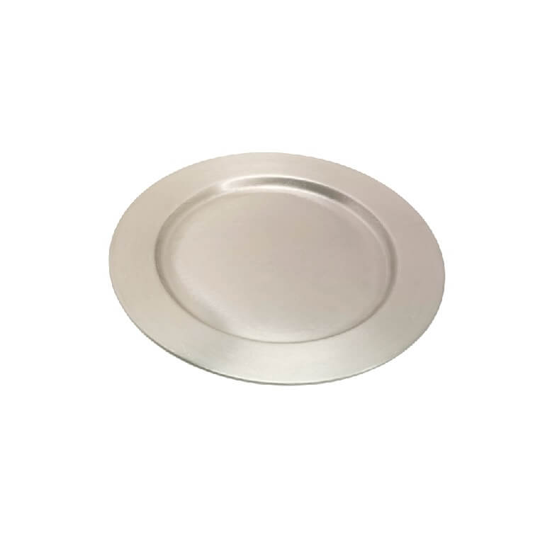 Kerzenteller / Kerzenhalter Ø 14 cm silber Hochwertiger Kerzenteller / Kerzenhalter Ø Innen = 14 cm silberoptik matt im Onlineshop