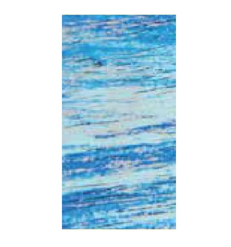 Basteln mit Wachsmotive, Verzierwachs und Verzierwachsplatten "multicolor marmoriert" gestreift blau/silber 967