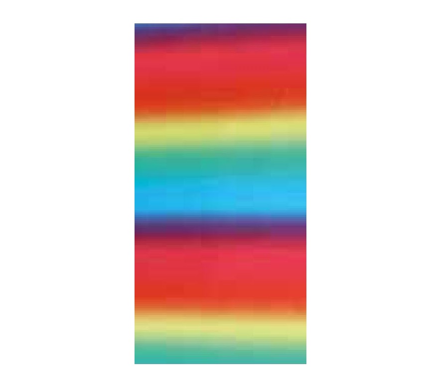 Verzierwachsplatten "2.5-938 multicolor" regenbogen quer Verzierwachsplatten "2.5-938 multicolor" regenbogen quer