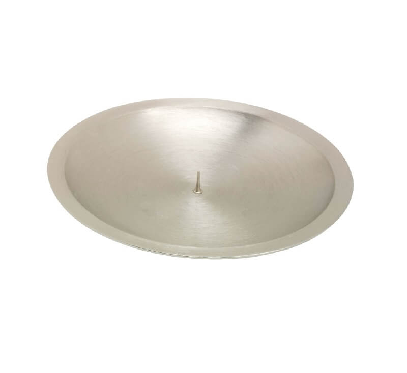 Kerzenteller / Kerzenhalter Ø Innen = 16 cm silberoptik matt mit Dorn Kerzenteller oder Kerzenhalter kaufen für Ø Innen = 16 cm silberoptik matt mit Dorn optimal.