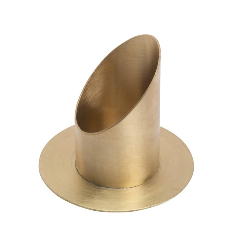 Kerzenständer / Kerzenhalter Ø Innen = 6 cm goldoptik matt Kerzenständer / Kerzenhalter Ø Innen = 6 cm goldoptik matt