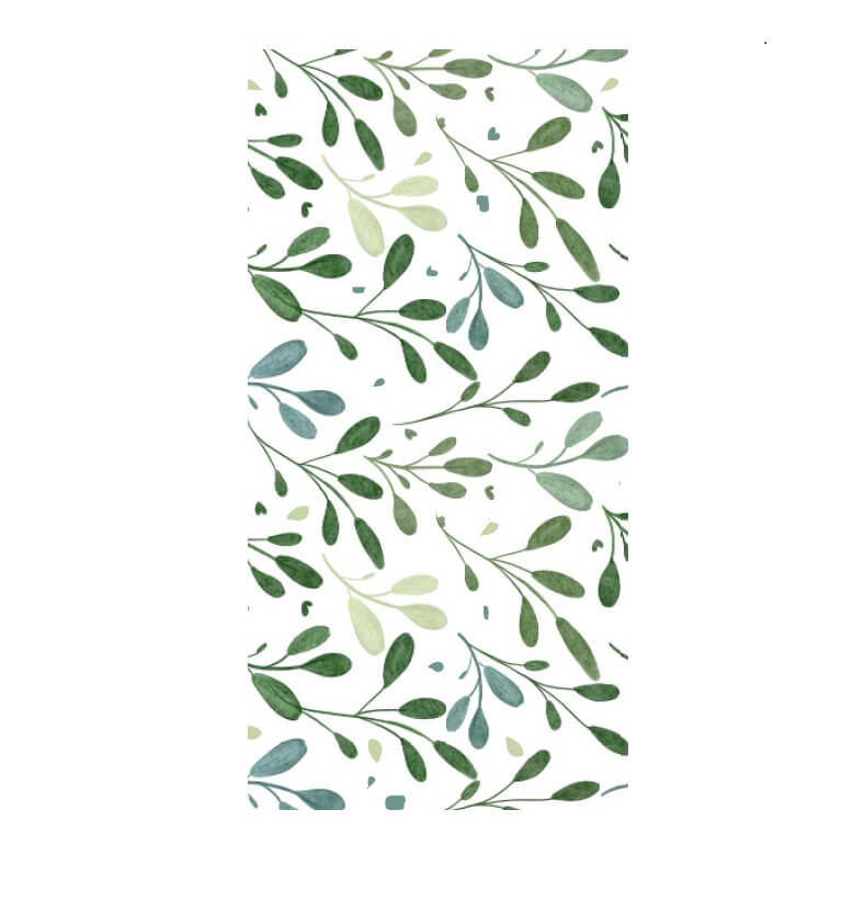 Verzierwachsplatten "2.8-3516 Drucke" Blätter Grün