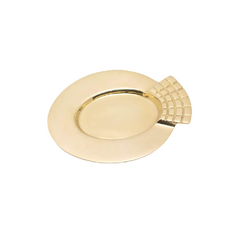 Kerzenteller / Kerzenhalter oval 7 x 5 cm gold Hochwertiger Kerzenteller / Kerzenhalter oval Innen = 7 x 5 cm goldoptik poliert im Onlineshop