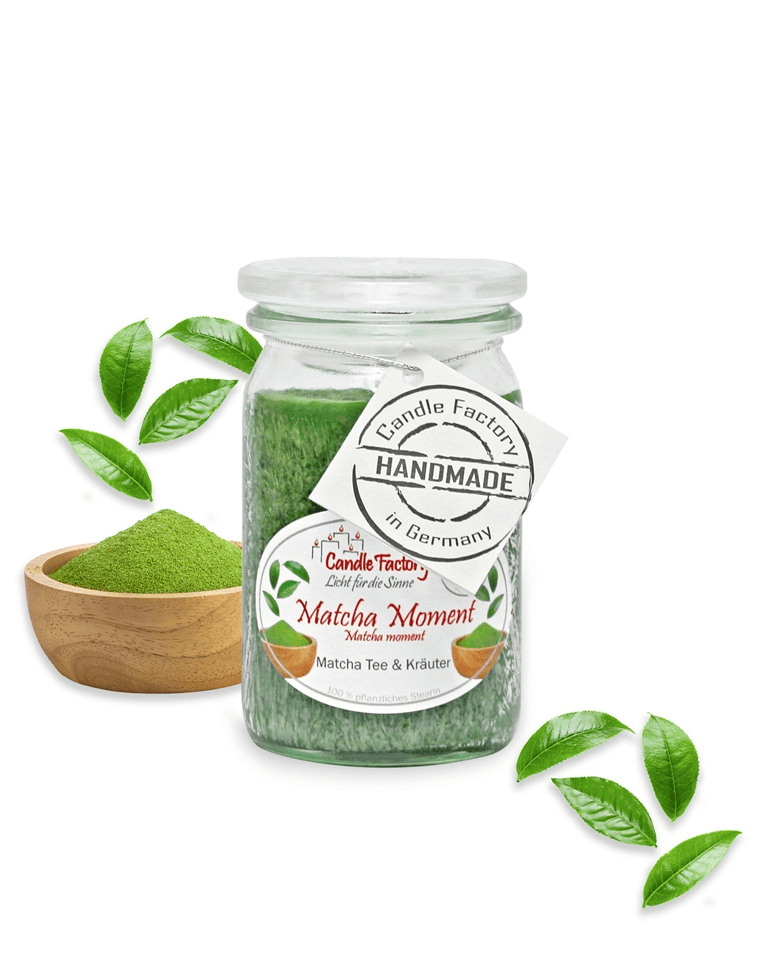 Matcha Moment - Baby Jumbo Duftkerze im Glas von Candle Factory