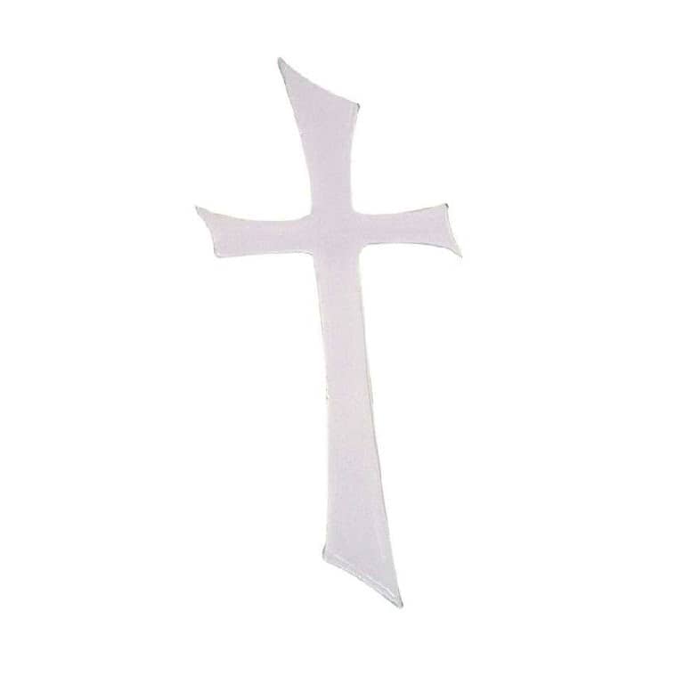Verzierornament Verzierwachs Kreuz weiß 150 x 70 mm Verzierornament Verzierwachs online bestellen Kreuz weiß 150 x 70 mm