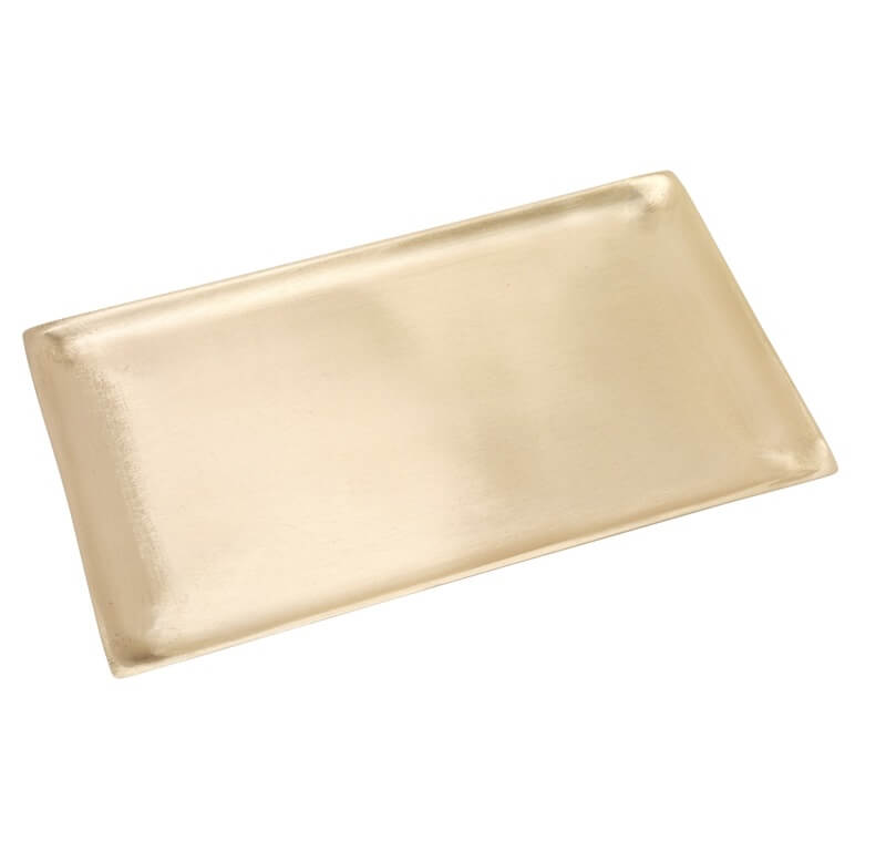 Kerzenteller / Kerzenhalter rechteckig Innen = 19 x 11 cm goldoptik matt Kerzenteller oder Kerzenhalter kaufen für rechteckig Innen = 19 x 11 cm goldoptik matt optimal.