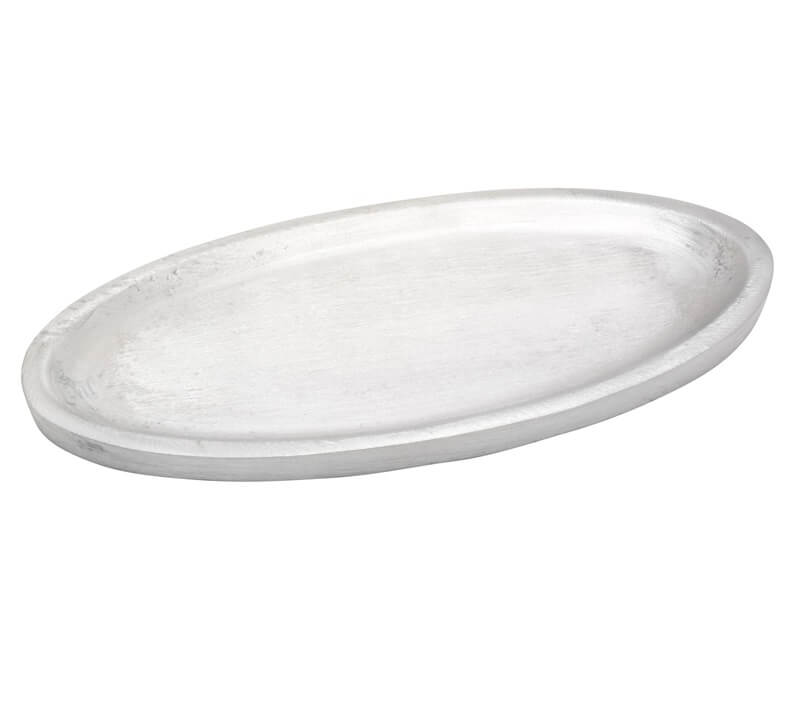 Kerzenteller / Kerzenhalter oval 16 x 7 cm silberoptik matt Kerzenteller oder Kerzenhalter kaufen für oval 16 x 7 cm silberoptik matt optimal.