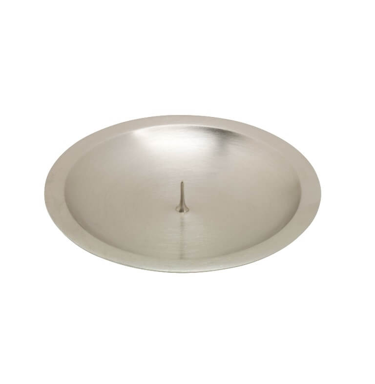 Kerzenteller / Kerzenhalter Ø Innen = 10 cm silberoptik matt mit Dorn Kerzenteller oder Kerzenhalter kaufen für Ø Innen = 10 cm silberoptik matt mit Dorn optimal.