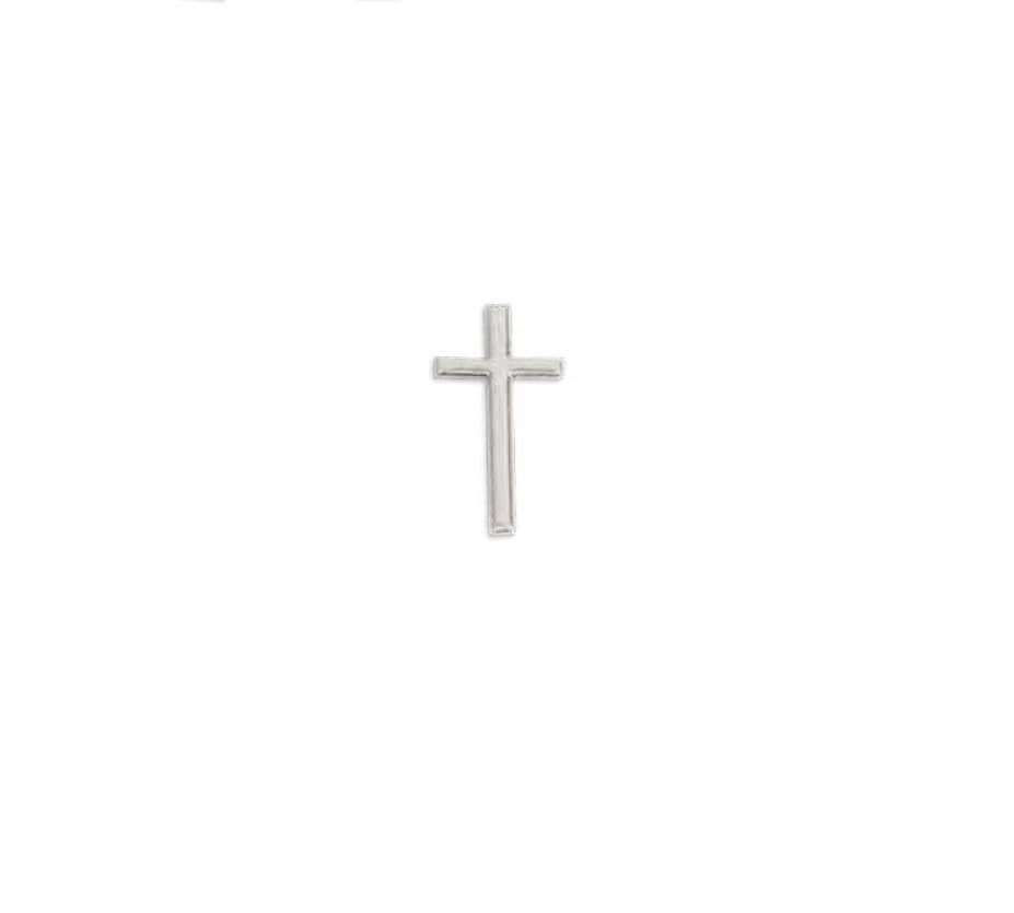 Verzierornament Verzierwachs Kreuz silber 40 x 22 mm Verzierornament Verzierwachs online bestellen Kreuz silber 40 x 22 mm