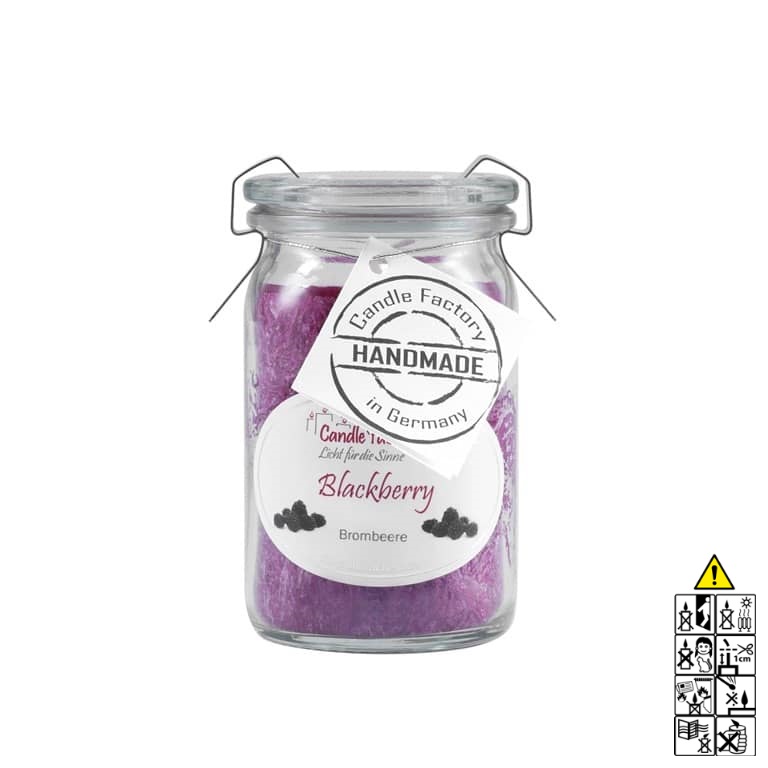Hochwertige Blackberry Baby Jumbo Duftkerze im Glas in der Farbe lila. Hochwertige Duftkerze von Candle Factory Blackberry Baby Mini Jumbo Duftkerze im Glas in der Farbe lila g?nstig in Kerzen Online Shop kaufen. Duftkerzen im Glas. Geschenkidee Blackberry Baby Mini Jumbo Duftkerze im Glas in der Farbe lila.