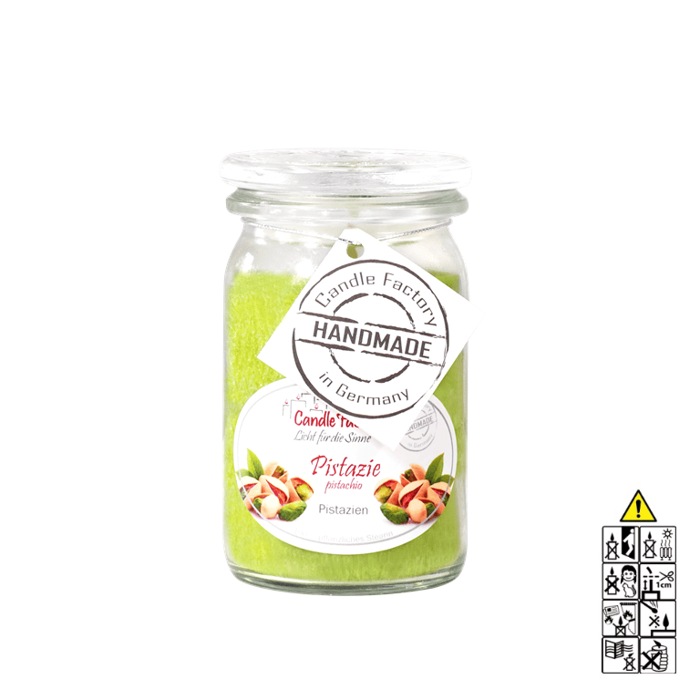 Pistazie - Baby Jumbo Duftkerze im Glas von Candle Factory Pistazie - Baby Jumbo Duftkerze im Glas von Candle Factory