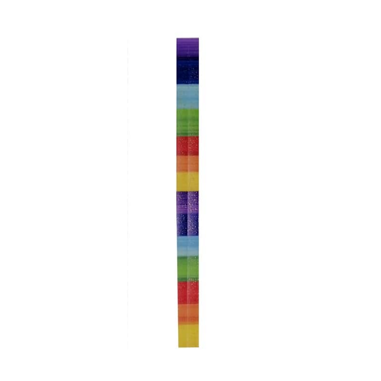 Regenbogen Flachstreifen gold getupft 7 x 220mm (2 Stück)