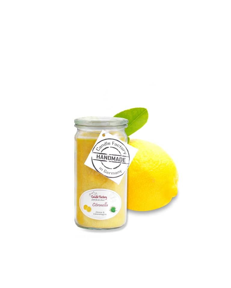 Hochwertige Duftkerze von Candle Factory Citronella Mini Jumbo im Glas g?nstig in Kerzen Online Shop kaufen. Duftkerzen im Glas. Geschenkidee Citronella Mini Jumbo im Glas