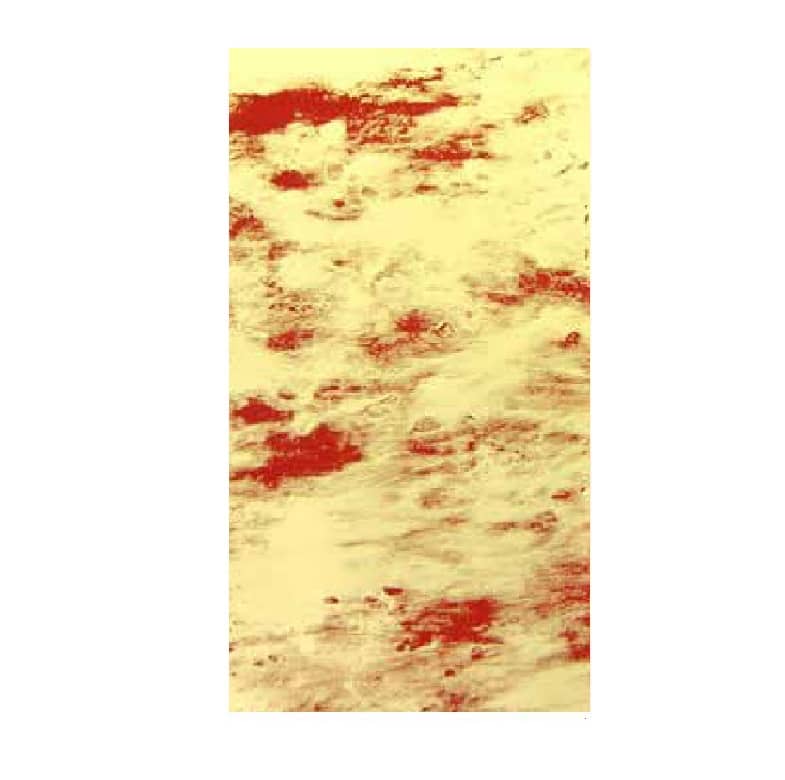 Verzierwachsplatten "2.5 - 5002-33 Struktur-Gold" in rot Verzierwachsplatten "2.5 - 5002-33 Struktur-Gold" in rot