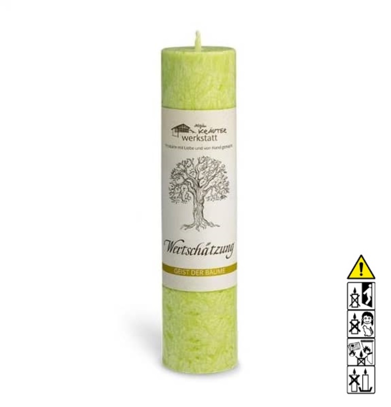 Allgäuer Heilkräuterkerzen Wertschätzung in lindgrün Allgäuer Heilkräuterkerzen Wertschätzung in lindgrün. Hochwertige Kerzen mit langer Brenndauer in unserem Online Shop kaufen.