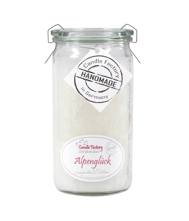  Alpenglück - Mini Jumbo Duftkerze im Glas von Candle Factory  "Limited Edition