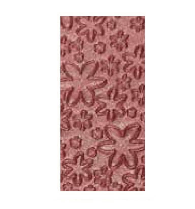 Stanzwachsplatten "2.10-29-30-97" Blumen altrosa metallic Stanzwachsplatten "2.10-29-30-97" Blumen altrosa metallic