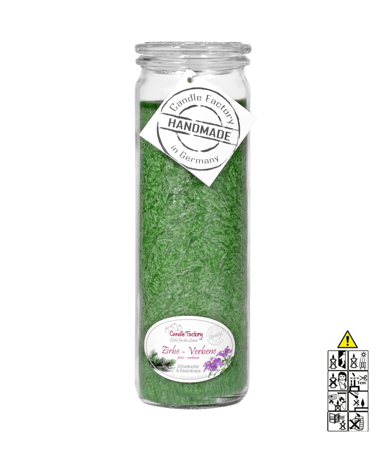 Zirbe-Verbene - Big Jumbo Duftkerze im Glas von Candle Factory