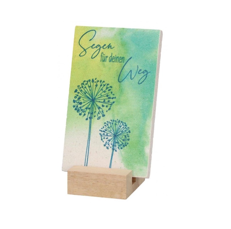Natursteintafel - Segen für deinen Weg 10 x 6 cm