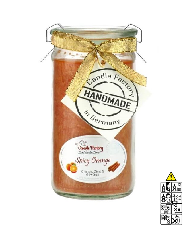 Hochwertige Duftkerze von Candle Factory Spicy Orange Mini Jumbo im Glas g?nstig in Kerzen Online Shop kaufen. Duftkerzen im Glas. Geschenkidee Spicy Orange Mini Jumbo im Glas