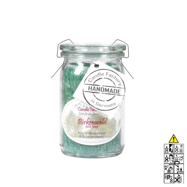 Birkenwald - Baby Jumbo Duftkerze im Glas von Candle Factory Birkenwald - Baby Jumbo Duftkerze im Glas von Candle Factory