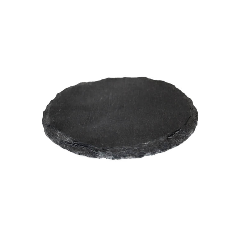 Kerzenteller / Kerzenhalter rund Schiefer schwarz 15 cm Kerzenteller / Kerzenhalter rund Schiefer schwarz 15 cm