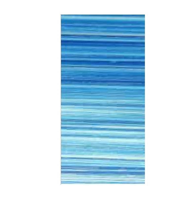 Verzierwachsplatten "2.12-1010 handbemalt" blau auf silber