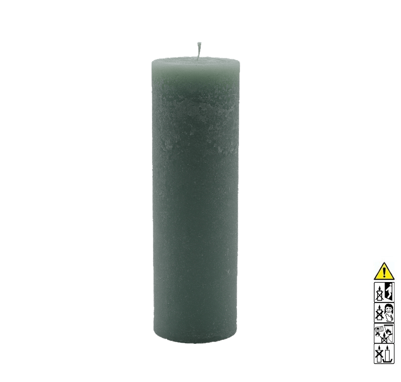 Stumpenkerze rustica 210 x 66 mm Salbei