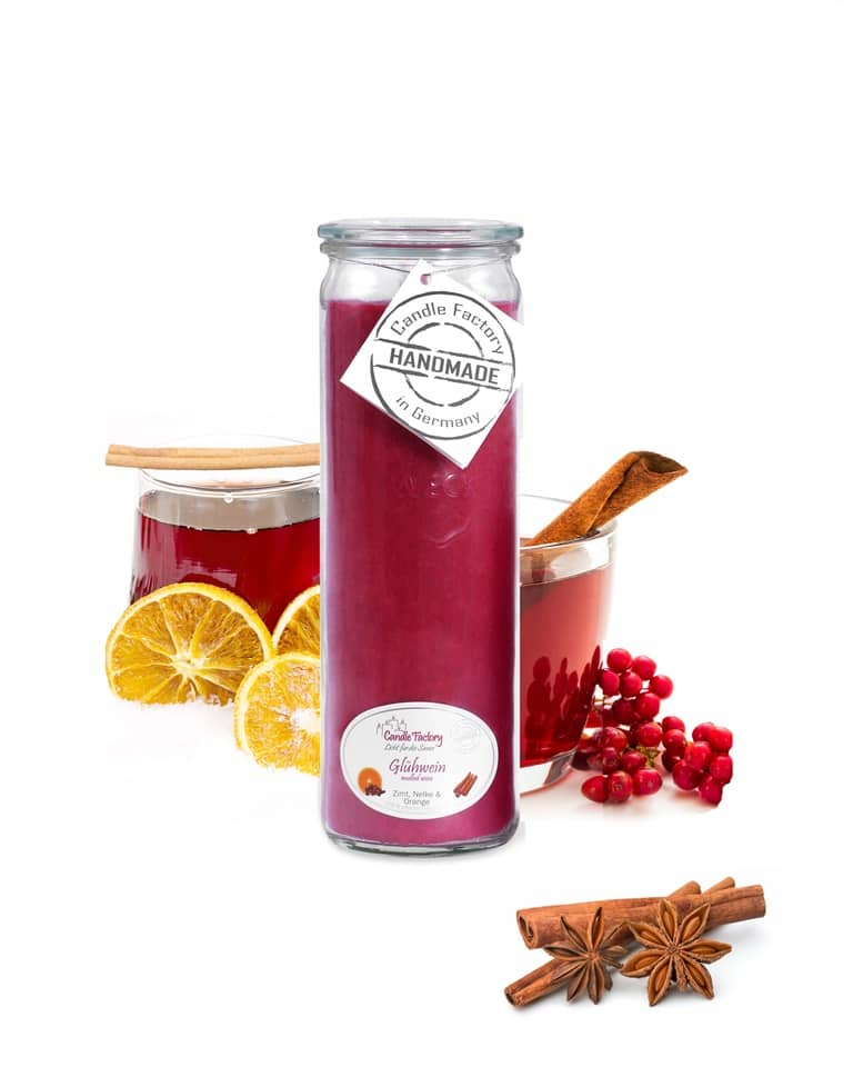 Hochwertige Duftkerze von Candle Factory Gl?hwein Big Jumbo g?nstig in Kerzen Online Shop kaufen. Duftkerzen im Glas. Geschenkidee Gl?hwein Big Jumbo.