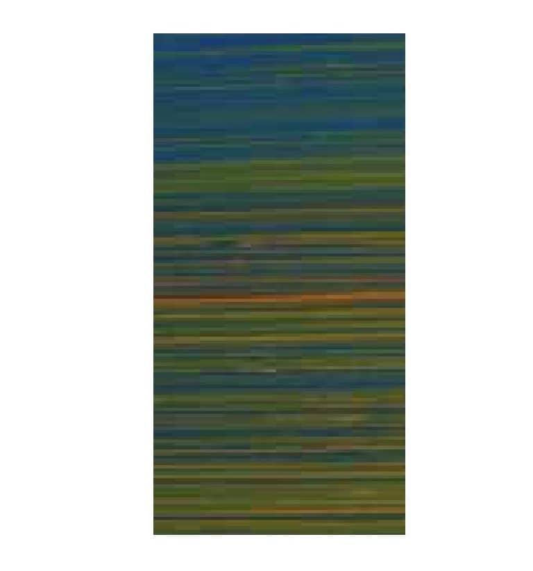 Verzierwachsplatten "2.11-0989 handbemalt" grünblau