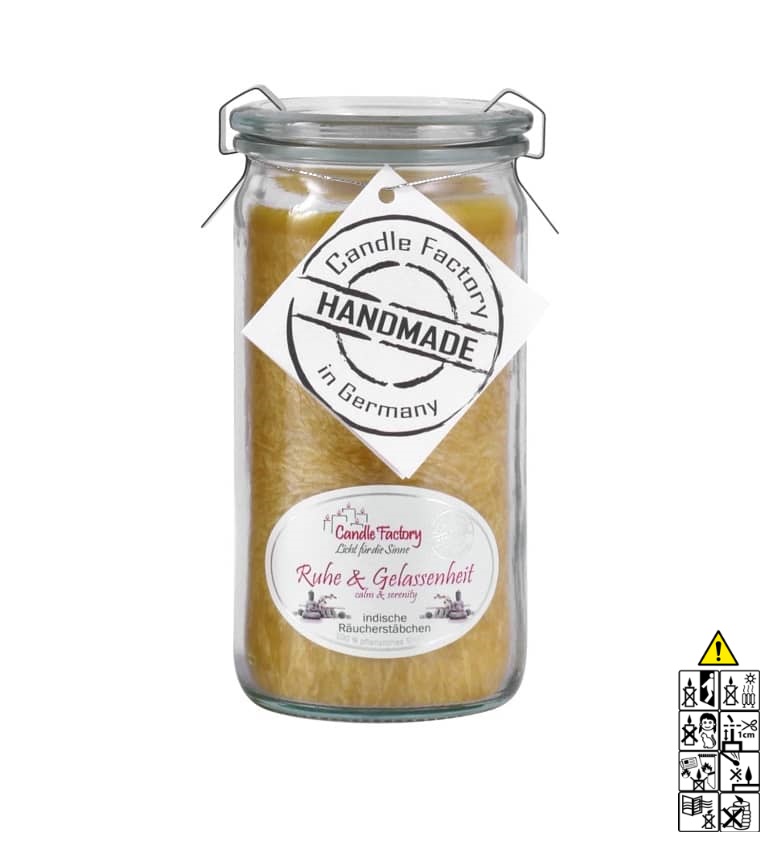 Hochwertige Baby Jumbo Ruhe und Gelassenheit Hochwertige Duftkerze von Candle Factory Ruhe und Gelassenheit Mini Jumbo g?nstig in Kerzen Online Shop kaufen. Duftkerzen im Glas. Geschenkidee Ruhe und Gelassenheit Mini Jumbo