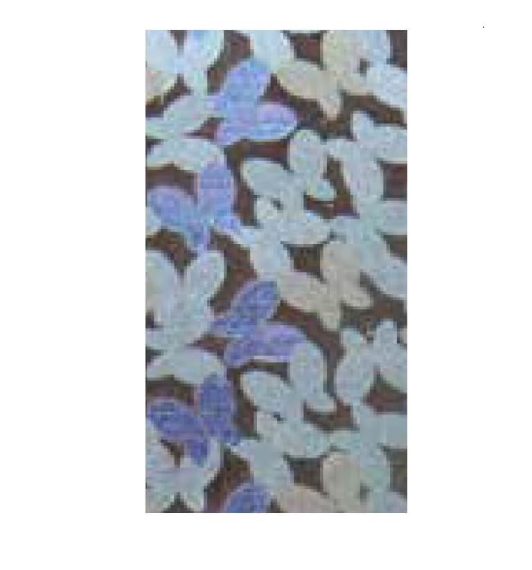 Basteln mit Wachsmotive, Verzierwachs und Verzierwachsplatten "drucke" Schmetterling blau 3004