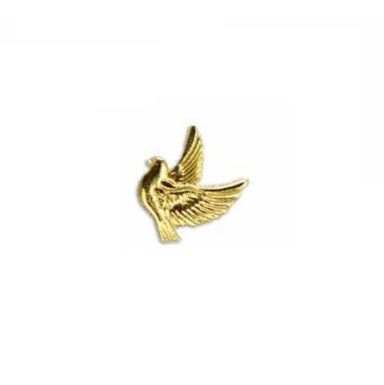 Verzierornament Verzierwachs Taube links gold 37 x 20 mm Verzierornament Verzierwachs online bestellen Taube links gold 37 x 20 mm
