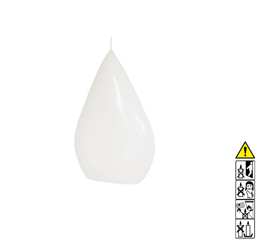 Kerzenrohling Flachtropfen mittel 170 x 110 x 45 mm getaucht weiß Mit hochwertigen Kerzenrohling Flachtropfen mittel 170 x 110 x 45 mm getaucht weiß bastelt macht Freude.