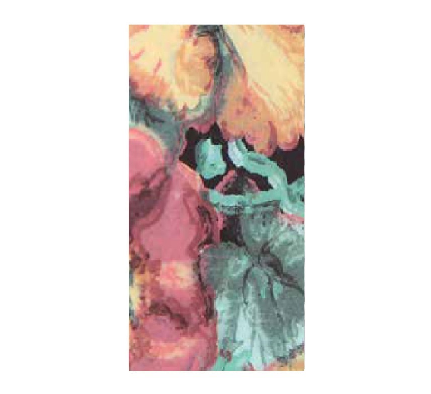 Verzierwachsplatten "2.5-687 multicolor" blumen Verzierwachsplatten "2.5-687 multicolor" blumen