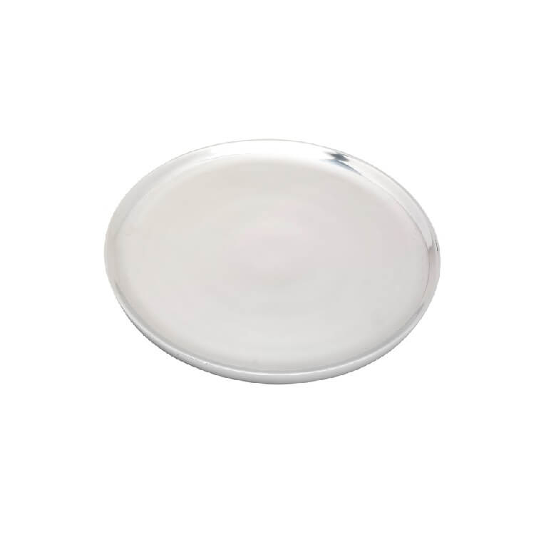 Hochwertiger Kerzenteller / Kerzenhalter Ø Innen = 16 cm silberoptik poliert (Alu) im Onlineshop